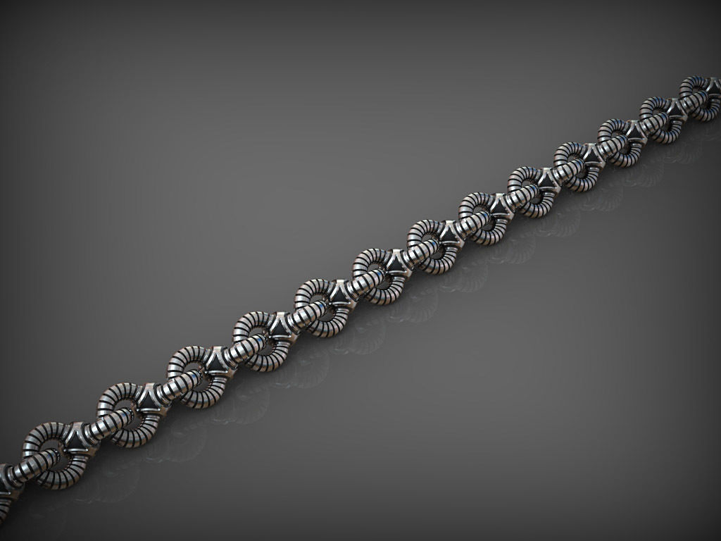 Chain Link 209 3D print model_9