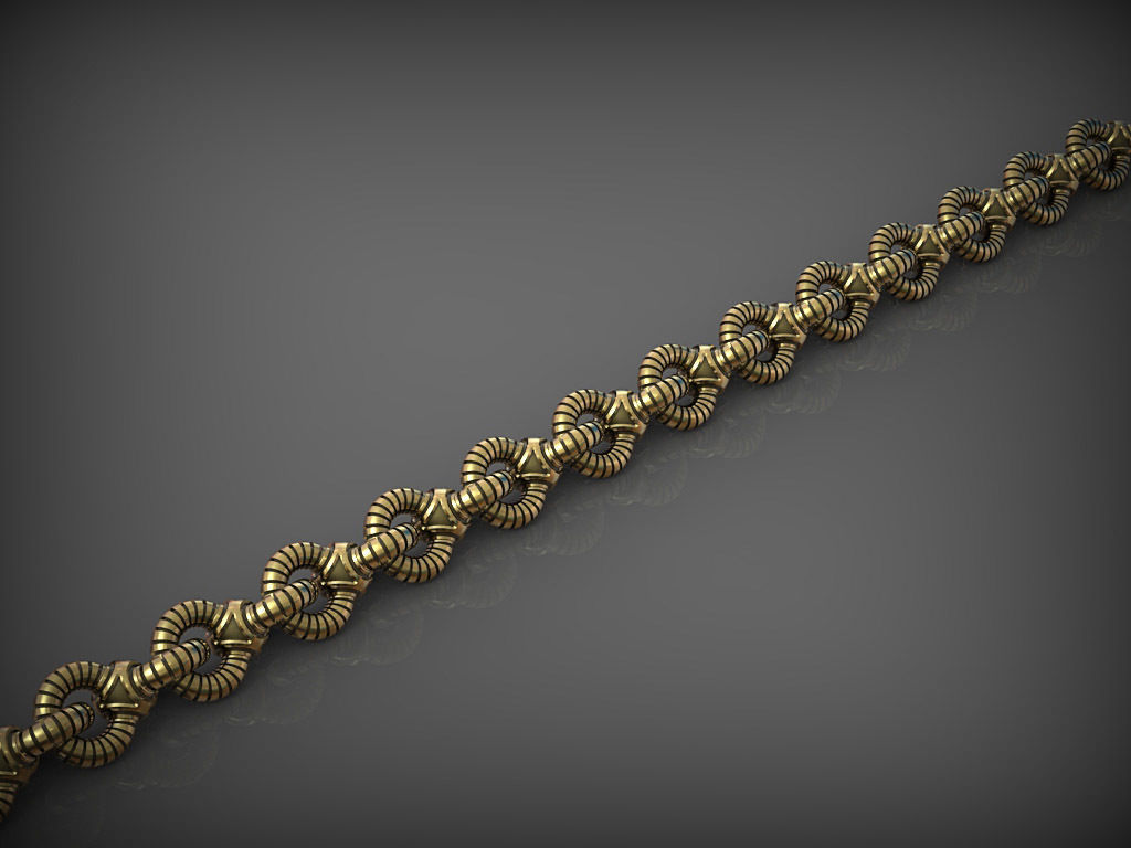 Chain Link 209 3D print model_3