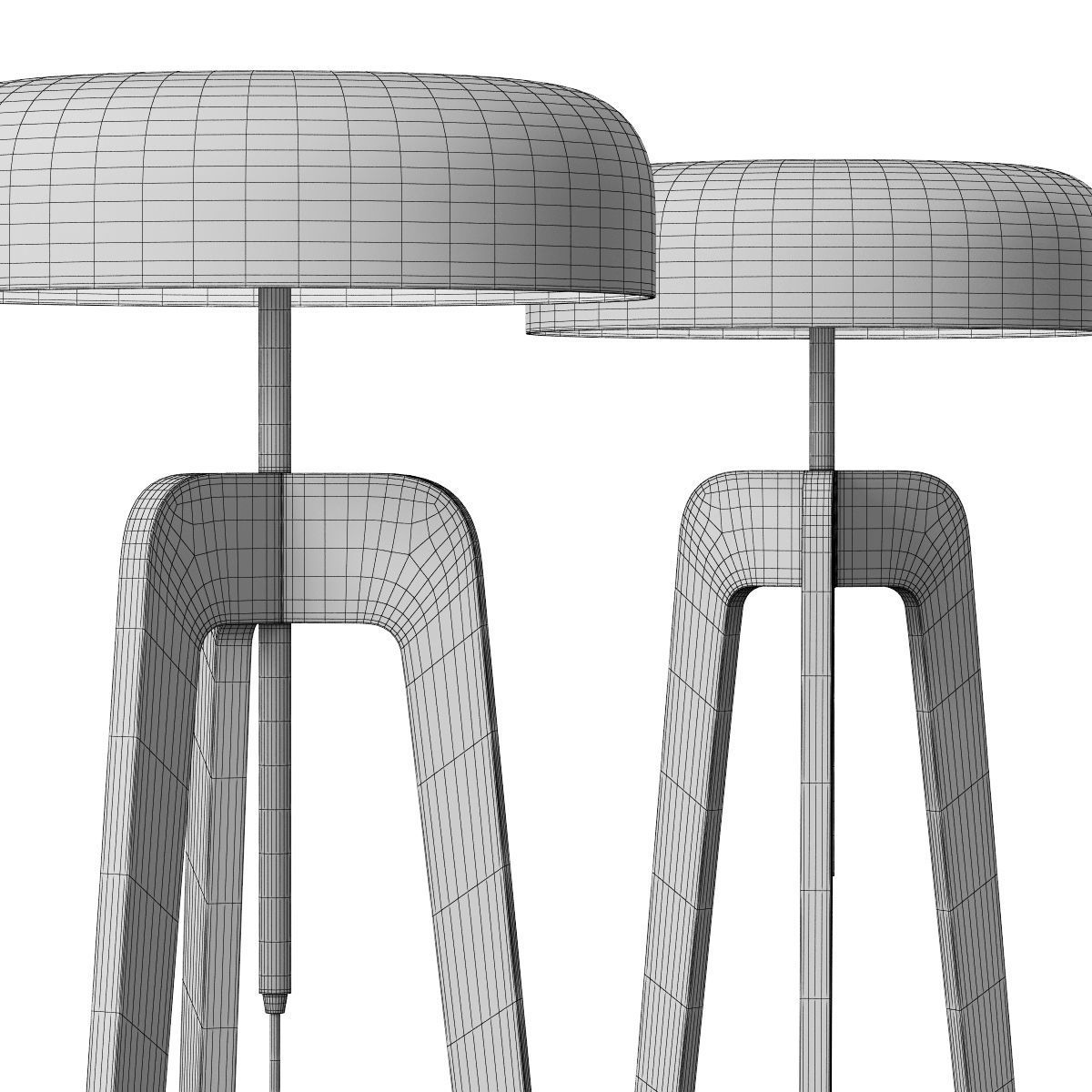 Porada Pileo Floor Lamp 3D model_2