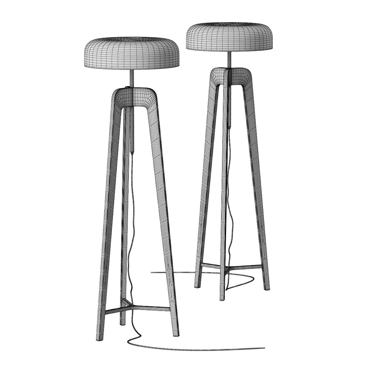 Porada Pileo Floor Lamp 3D model_3