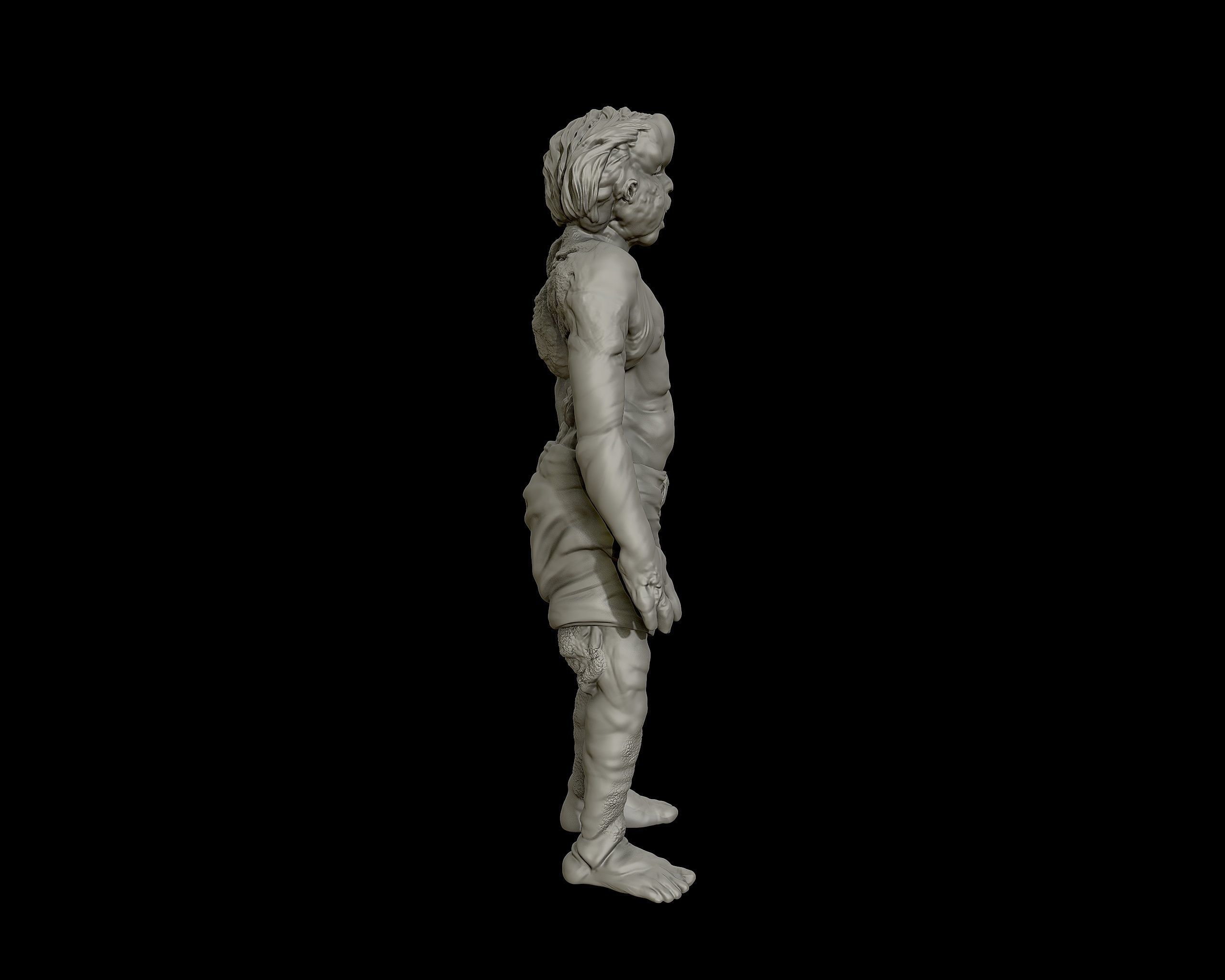The Elephant Man Sculpture 3D model 3D printable | CGTrader