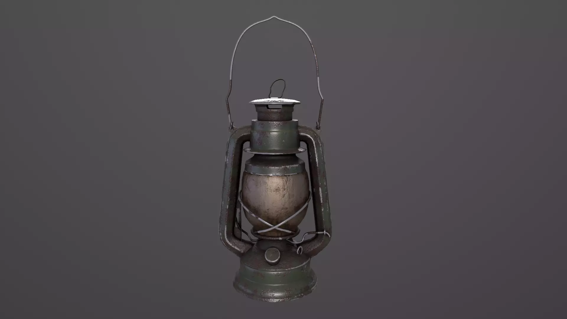 Lantern old Free low-poly 3D model
