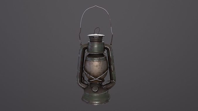 Lantern old Free low-poly 3D model