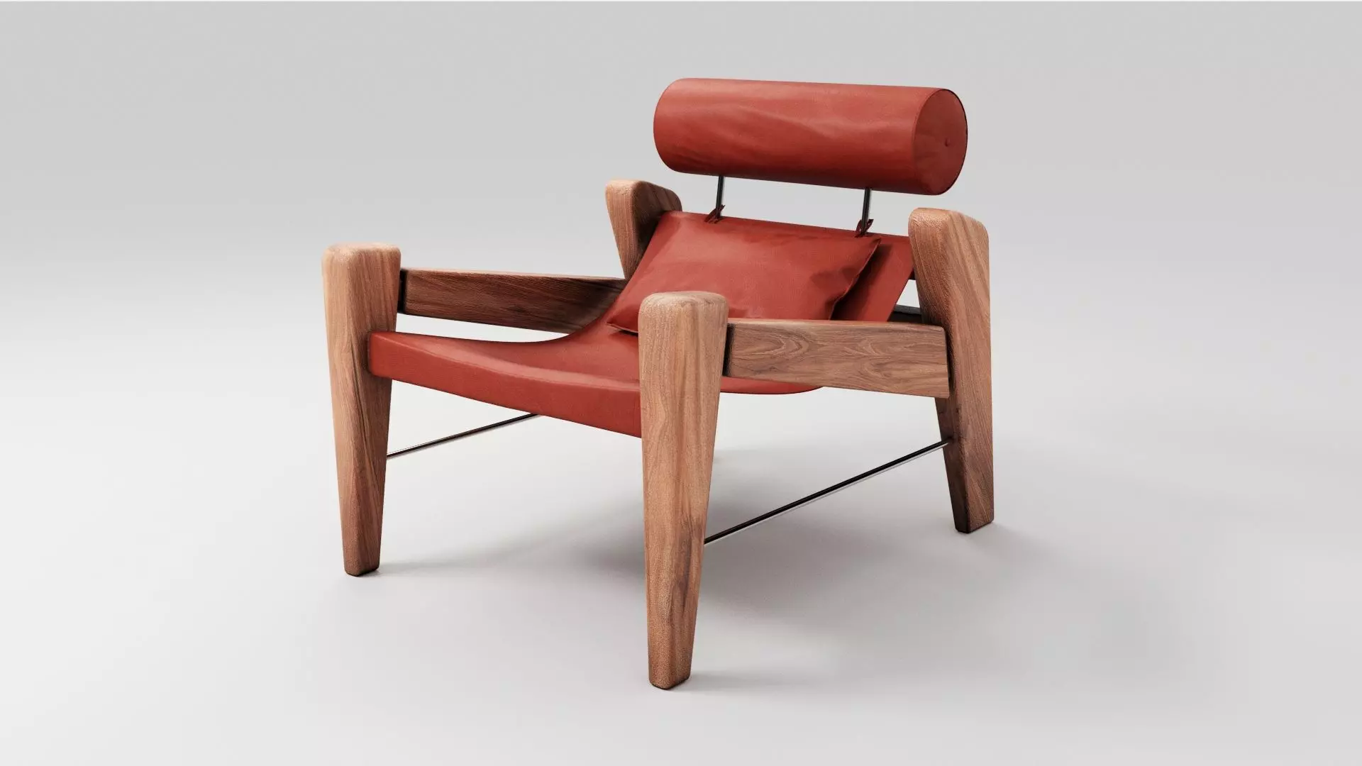 Chair wooden 3D model