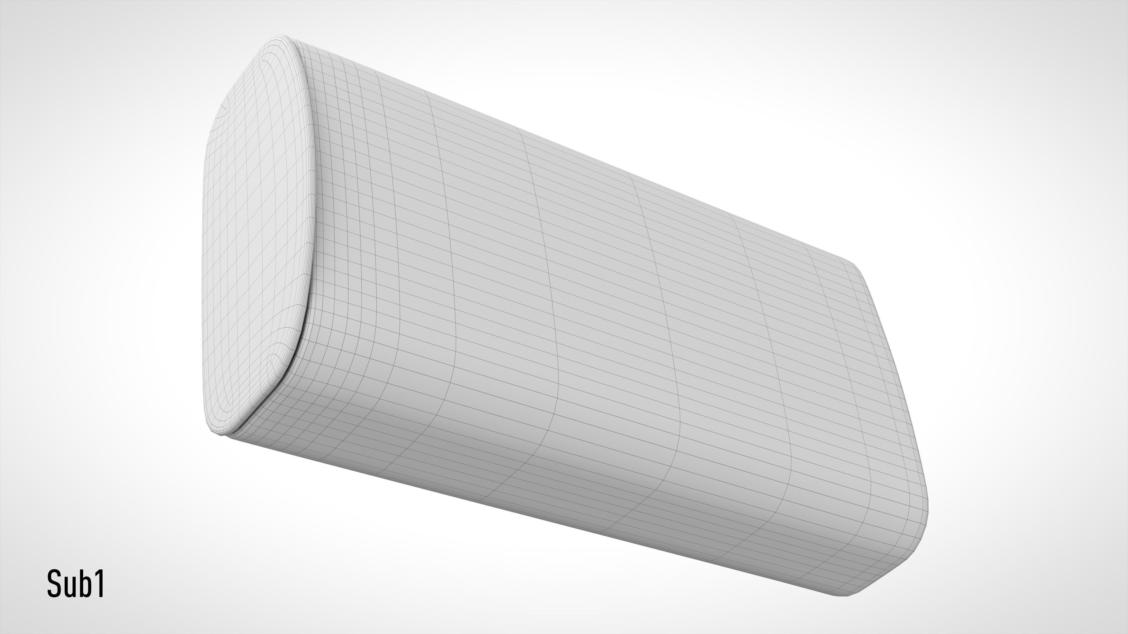 Gum Tin 40g Low-poly 3D model_16