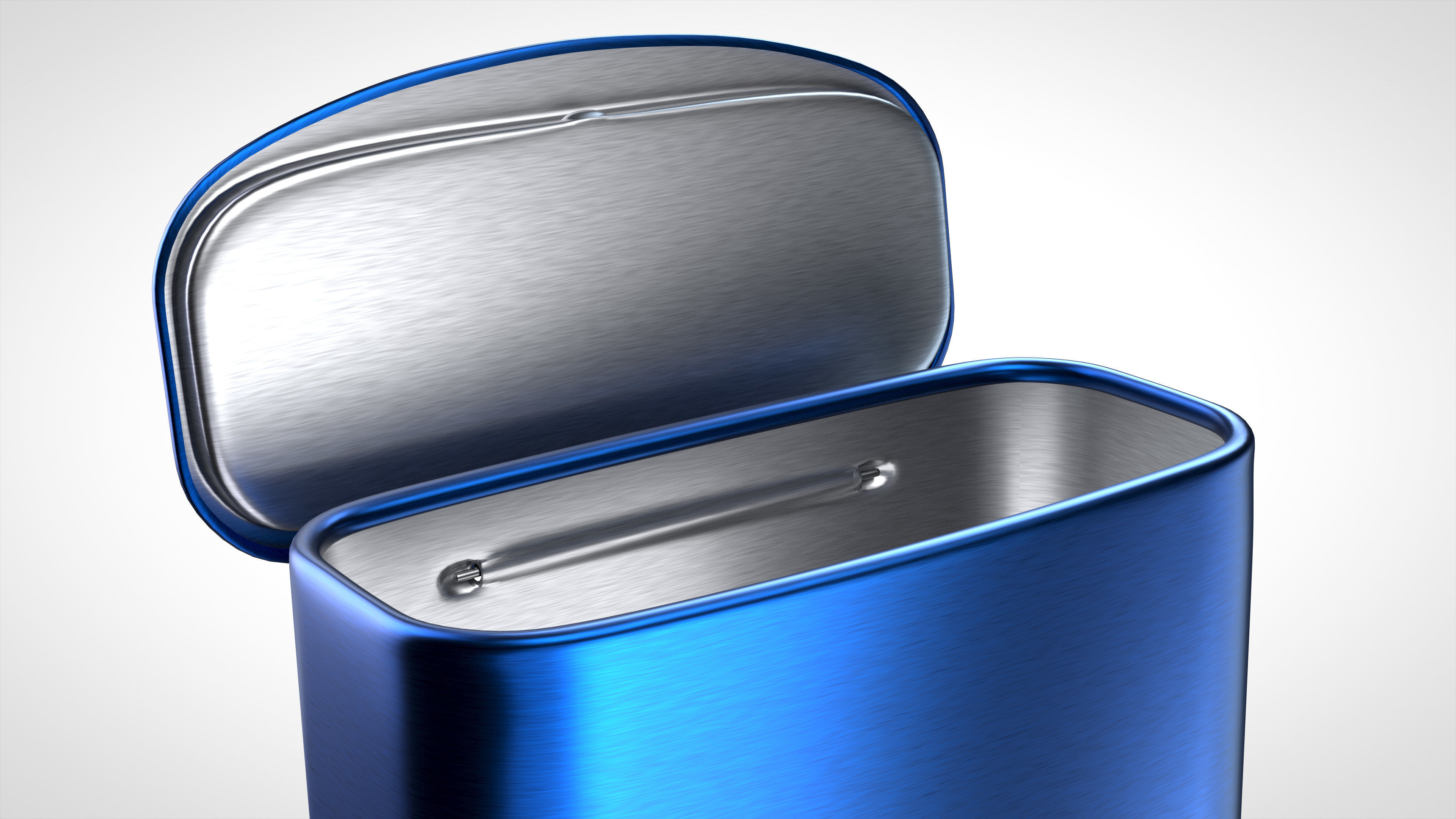 Gum Tin 40g Low-poly 3D model_1