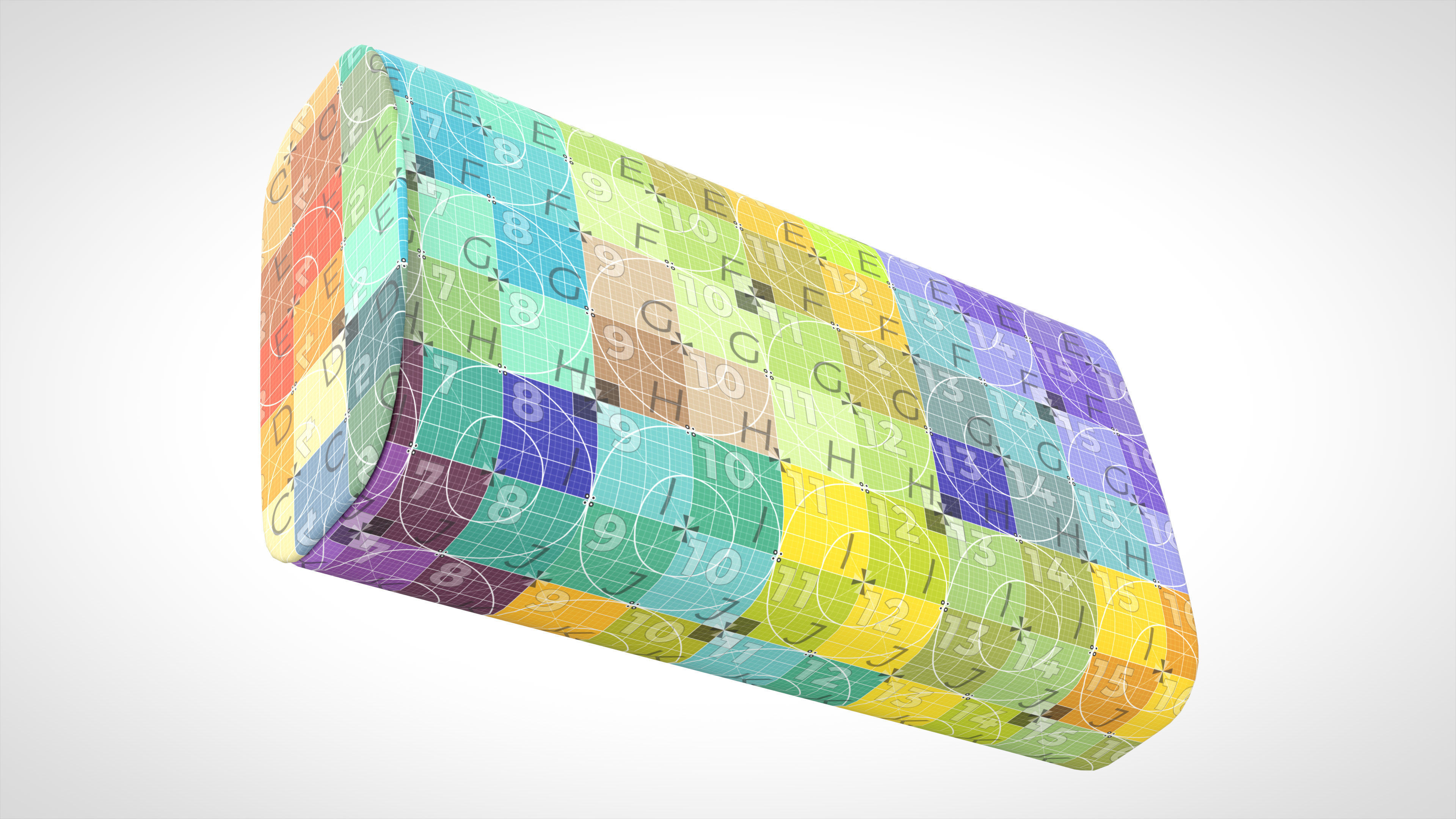 Gum Tin 40g Low-poly 3D model_22