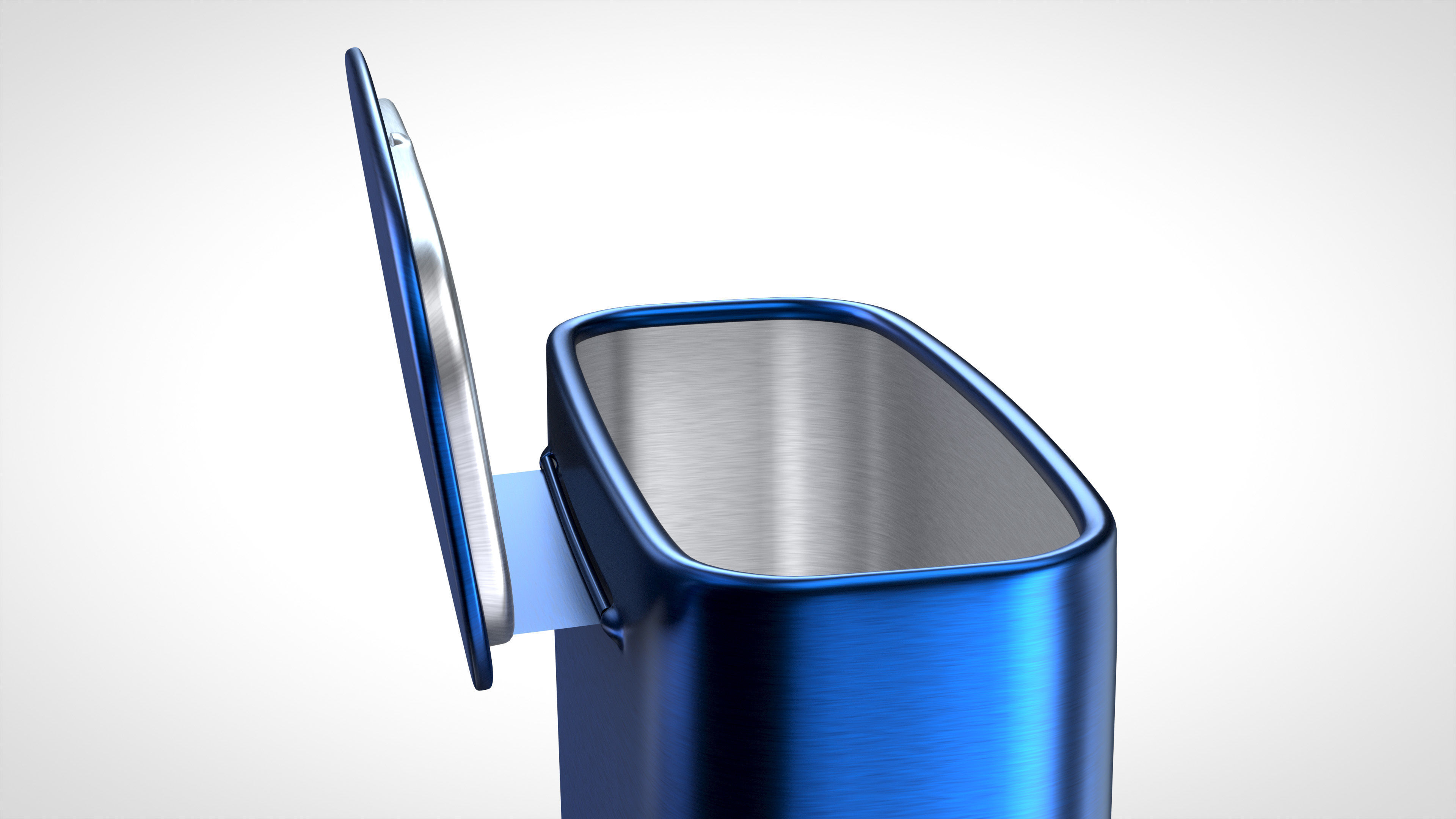 Gum Tin 40g Low-poly 3D model_9