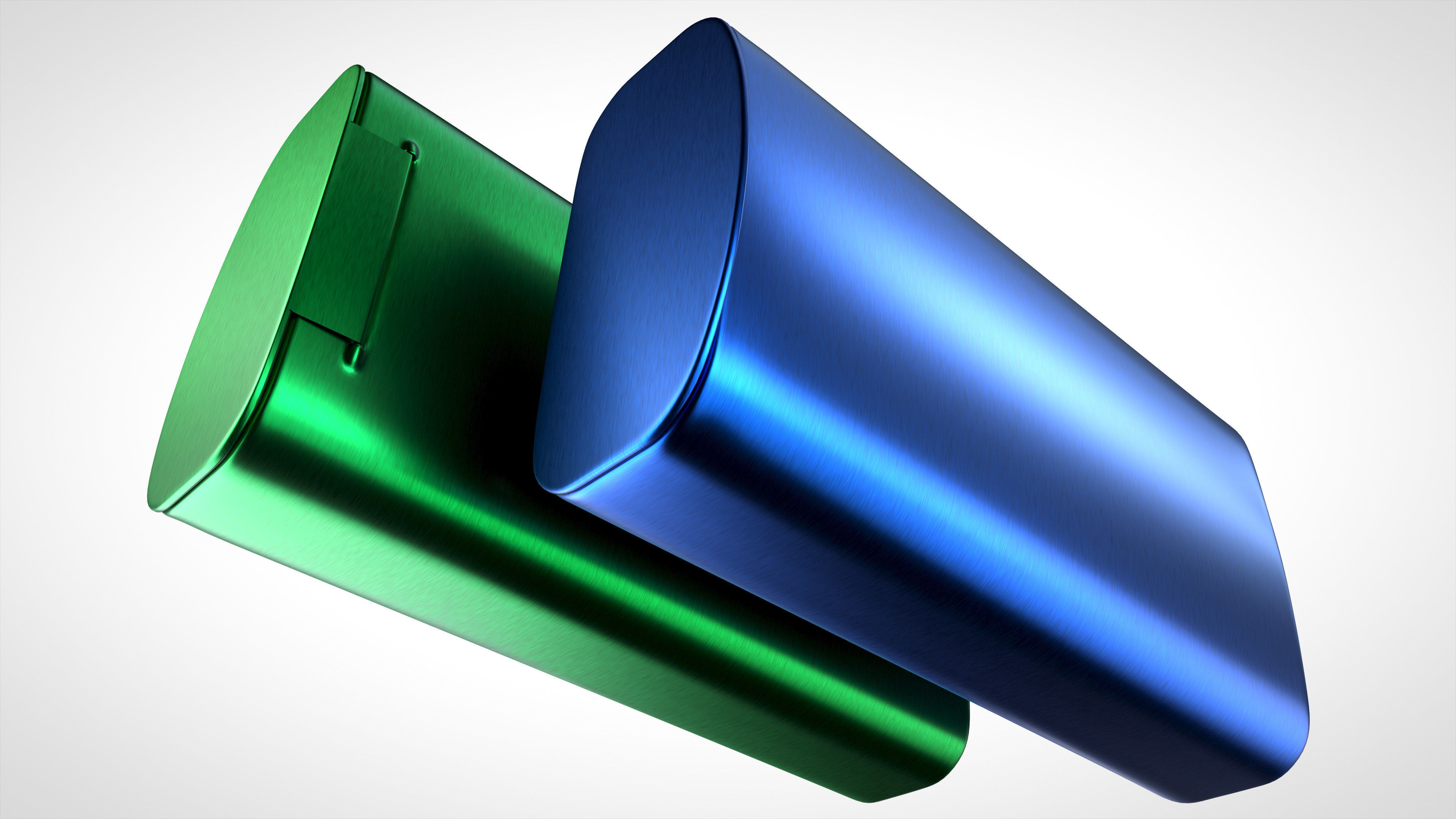 Gum Tin 40g Low-poly 3D model_14