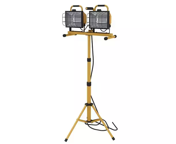 Halogen Work Light 3D model