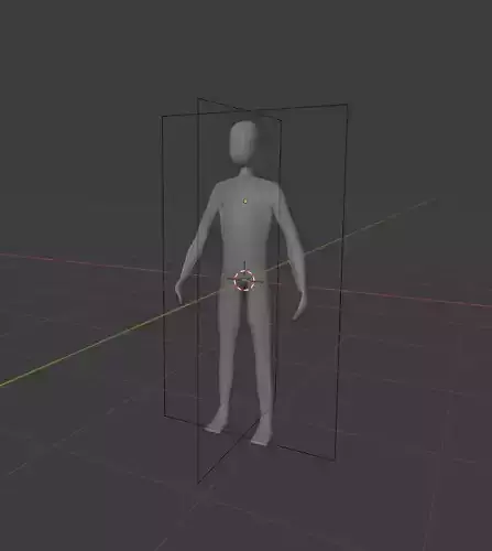 Lowpolycharacter human in box Free low-poly 3D model