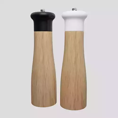 Salt And Pepper Grinder 3D model