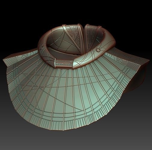 Stargate 1994 movie Anubis collar 3D print model