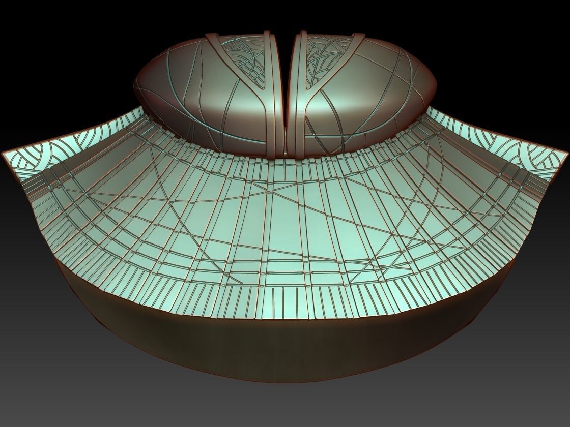 Stargate 1994 movie Anubis collar 3D print model_1