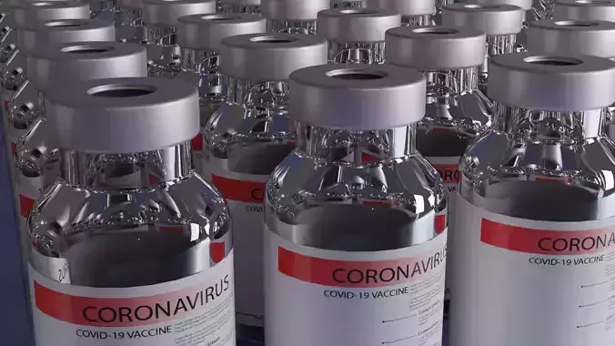 Vaccine coronavirus bottles