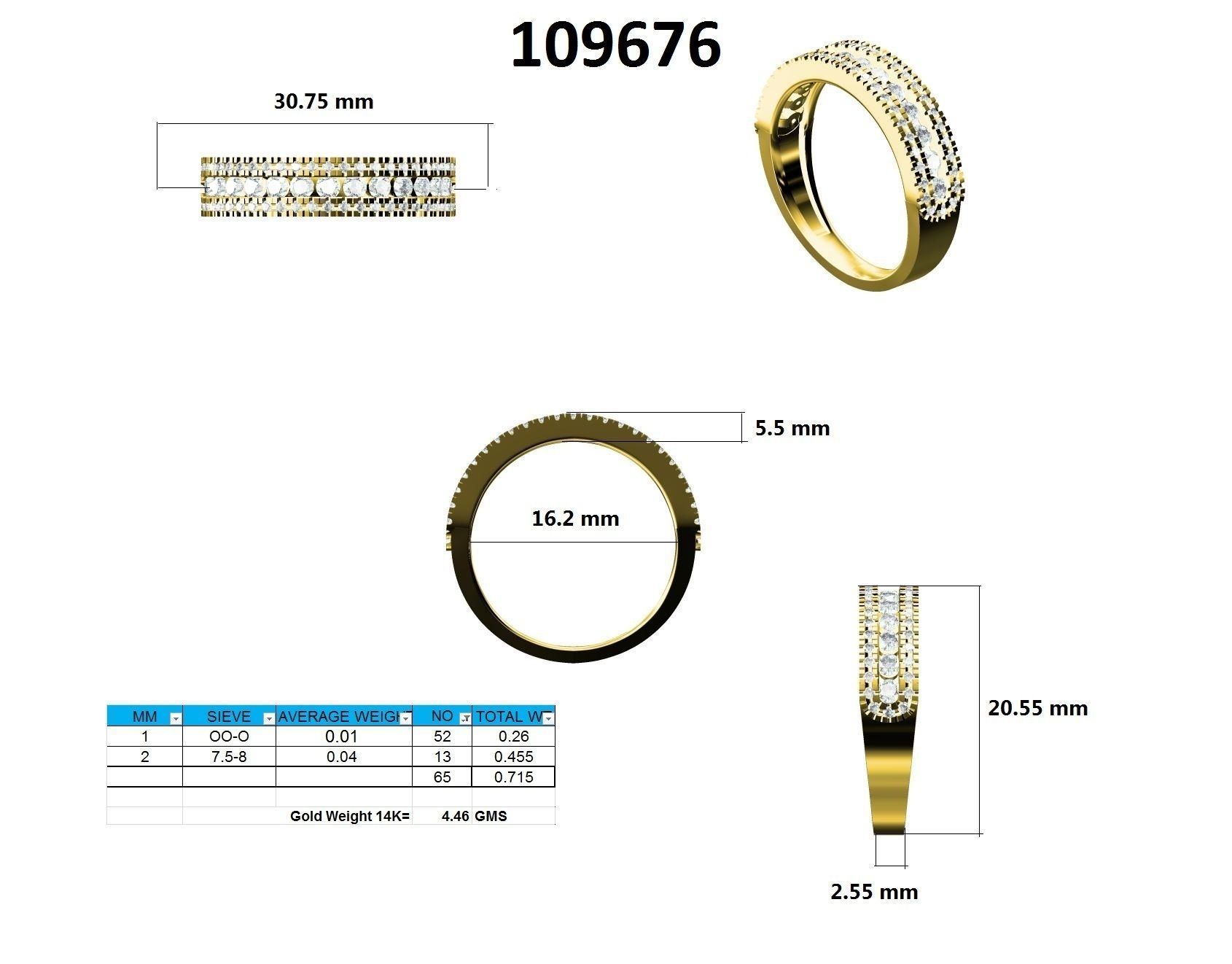 Ring - 109676 3D print model_12