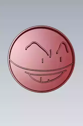 Pokemon Electrode Cookie Cutter Stamp Cake Decorating 3D model