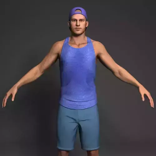 Casual Sporty Man Rigged