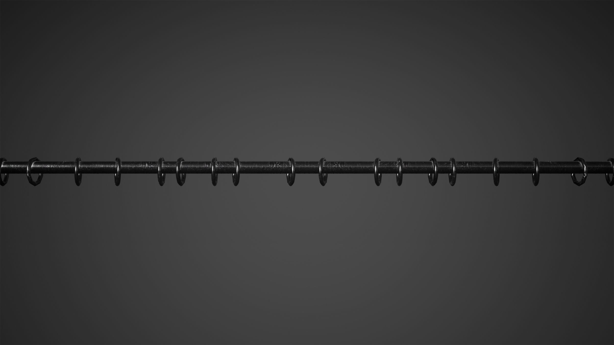 Curtain and Rail Low Poly Game Ready Low-poly 3D model_4