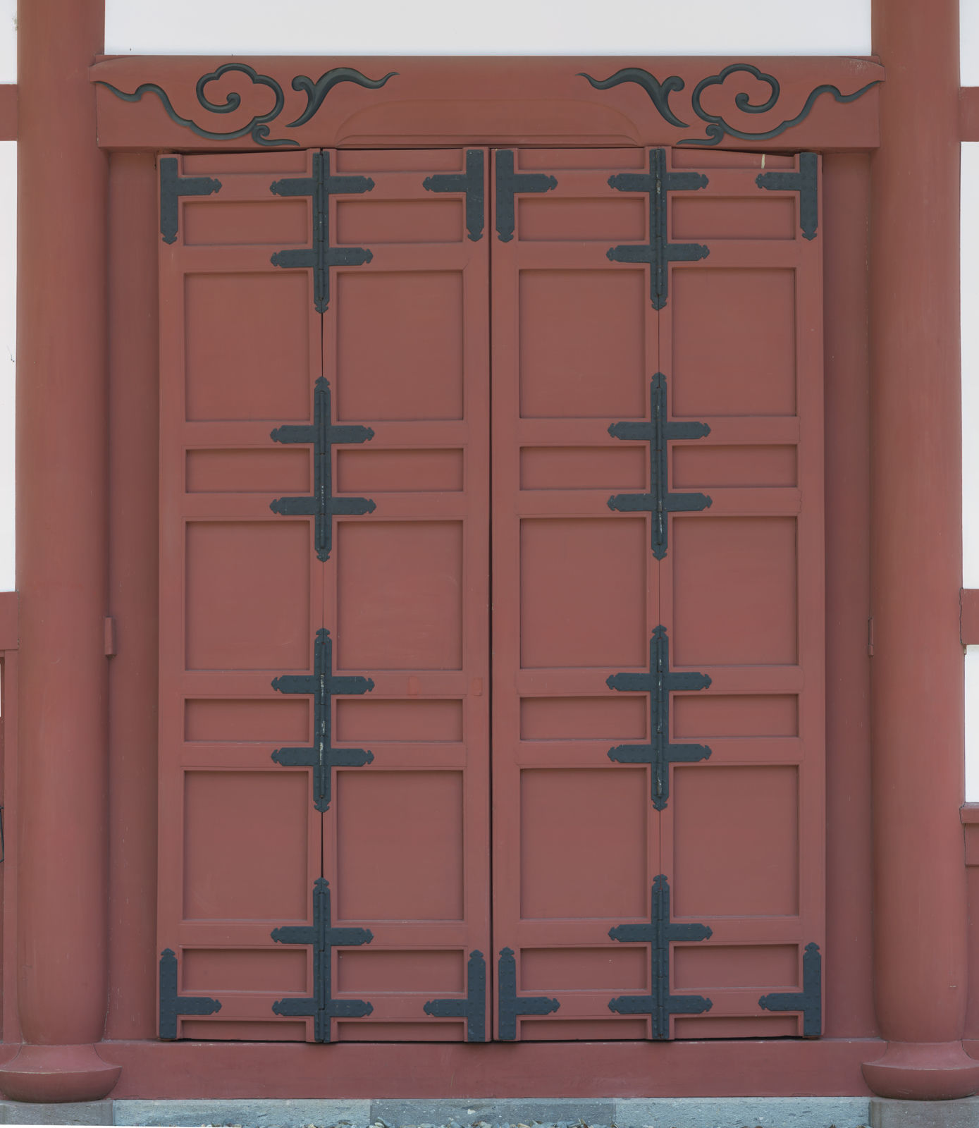 Japanese building architecture Low-poly 3D model_9