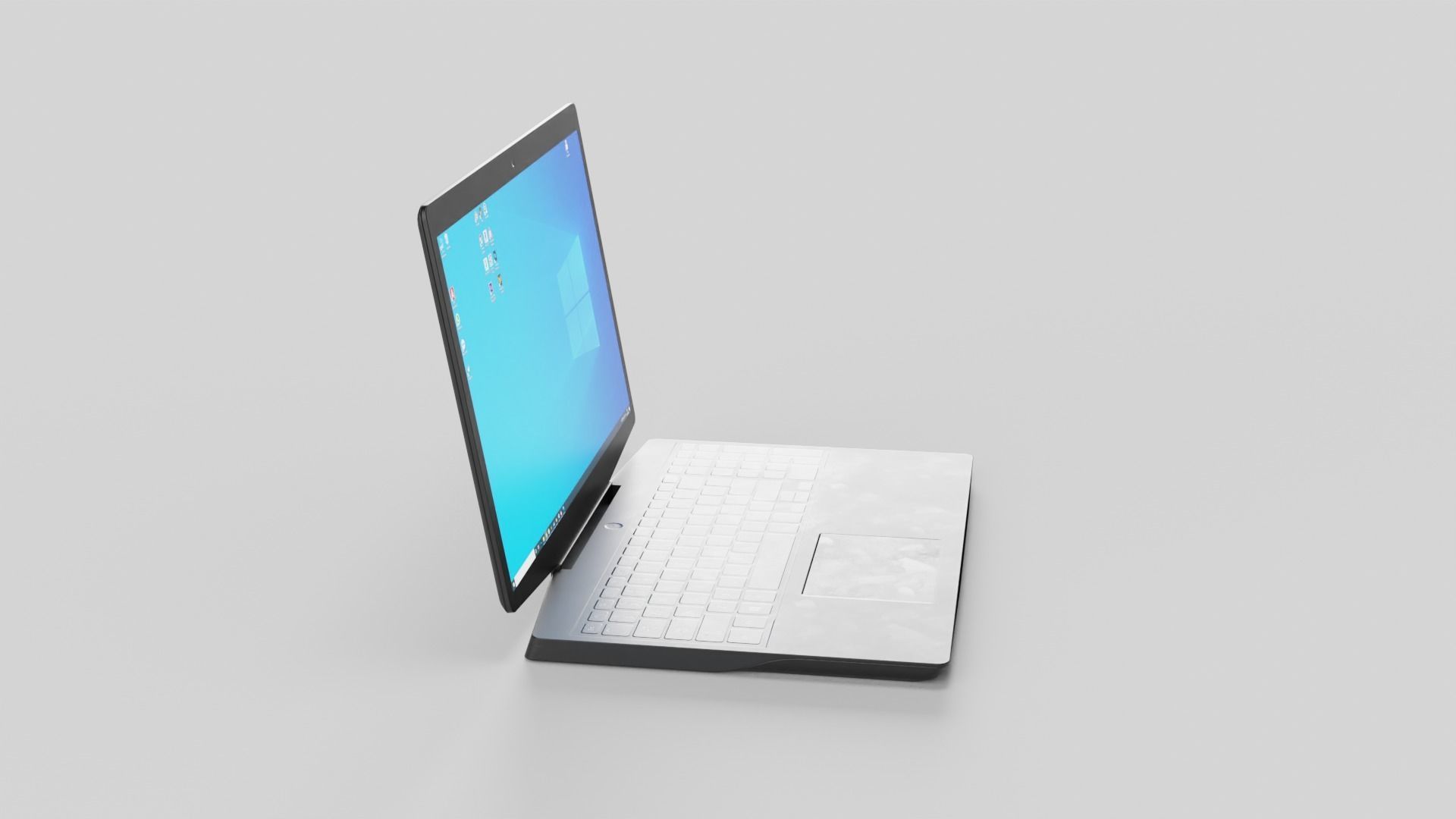 Notebook Low-poly 3D model_11