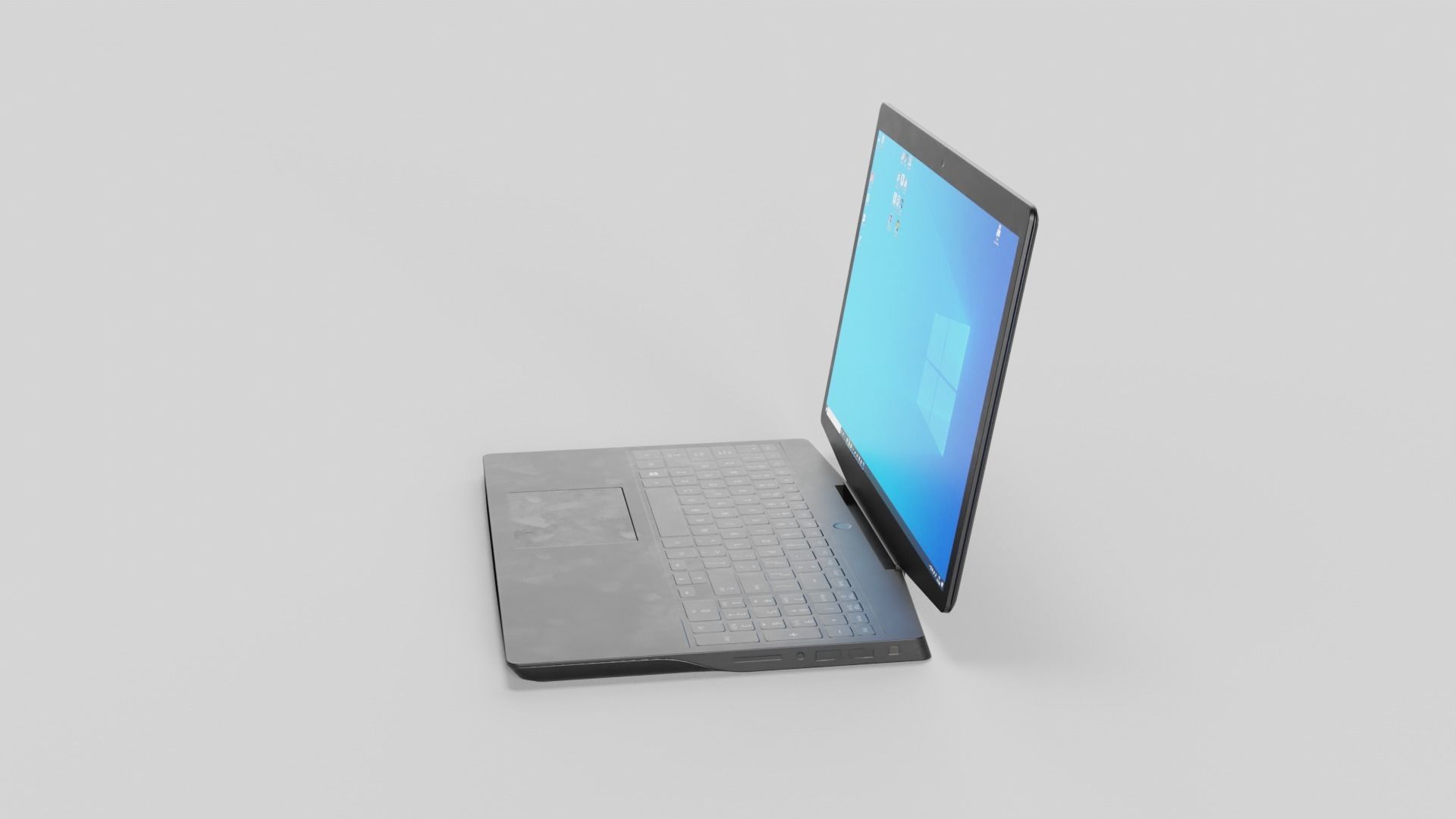 Notebook Low-poly 3D model_37