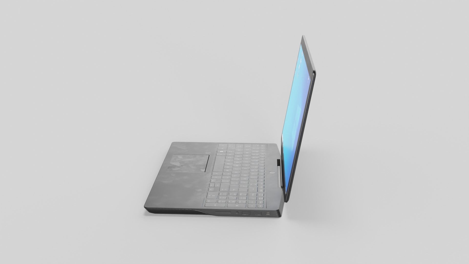 Notebook Low-poly 3D model_36