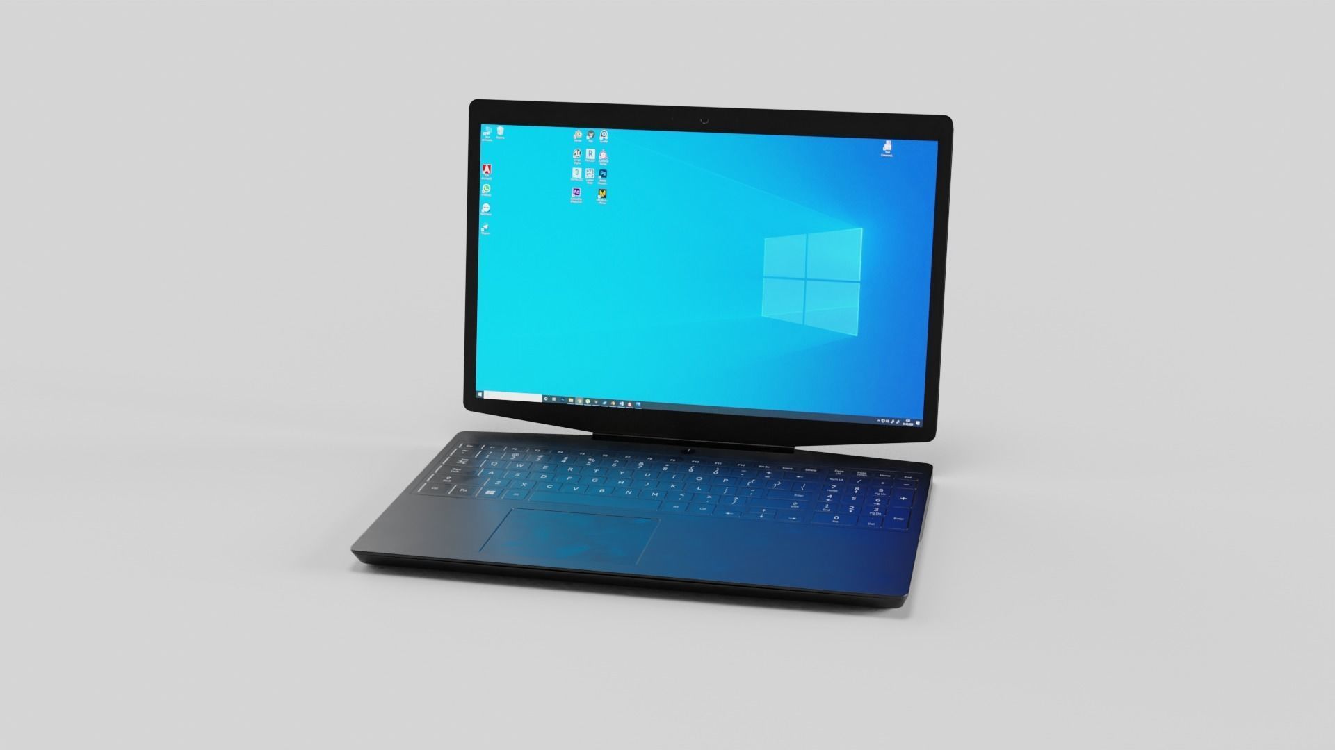 Notebook Low-poly 3D model_39