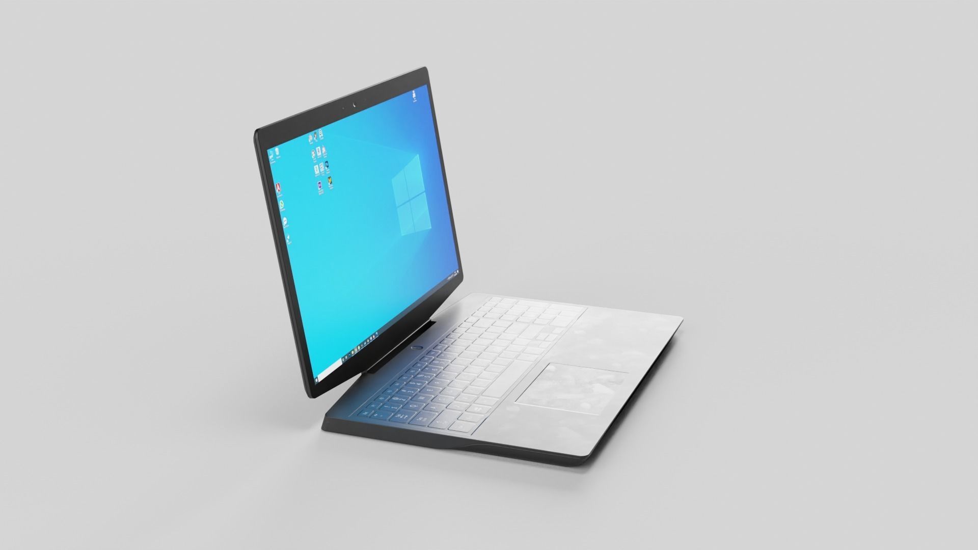 Notebook Low-poly 3D model_29