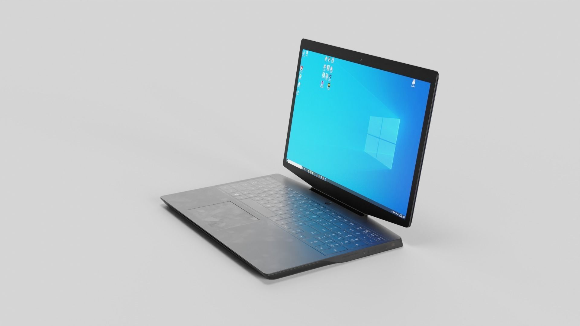 Notebook Low-poly 3D model_31