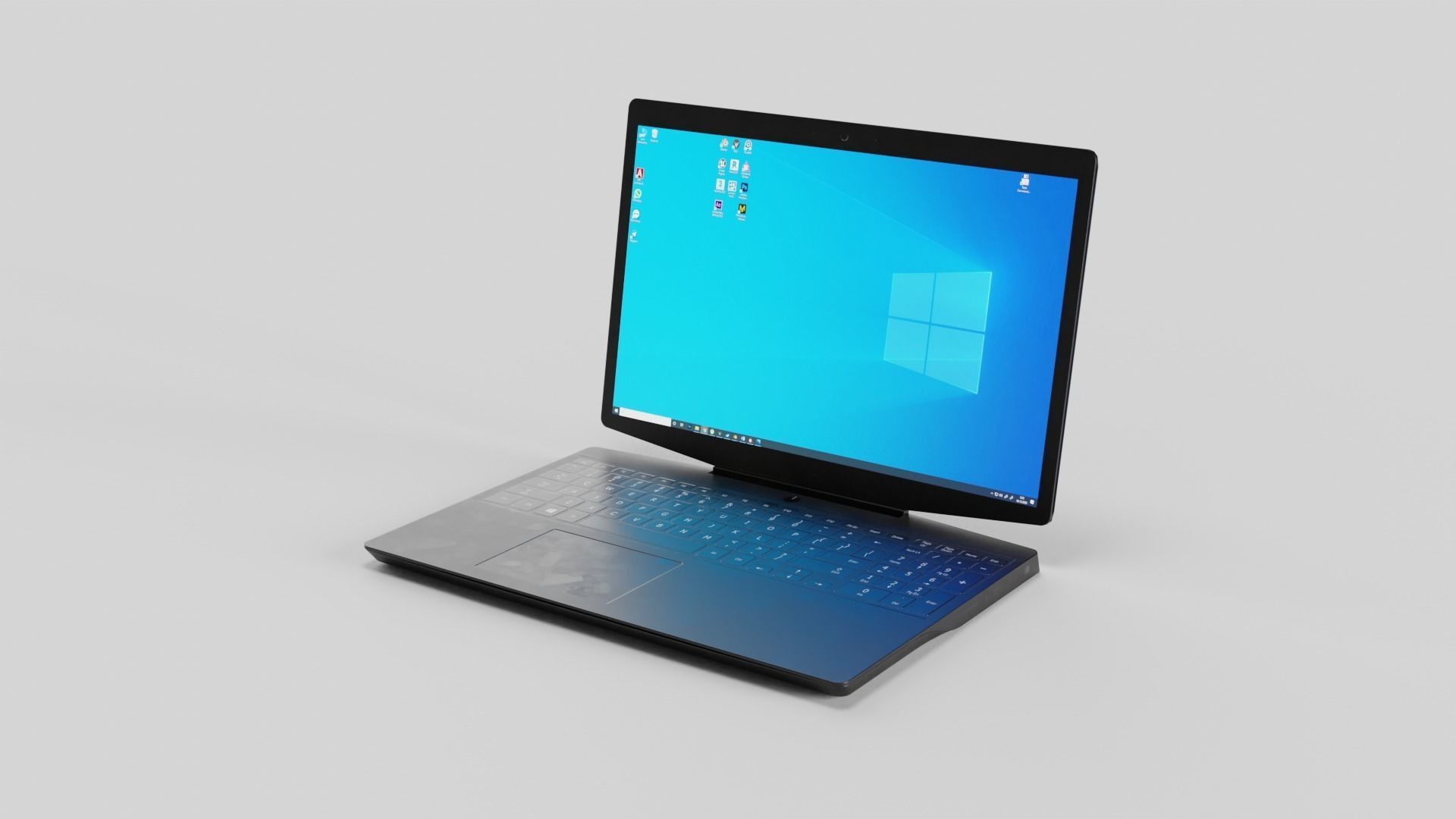Notebook Low-poly 3D model_33