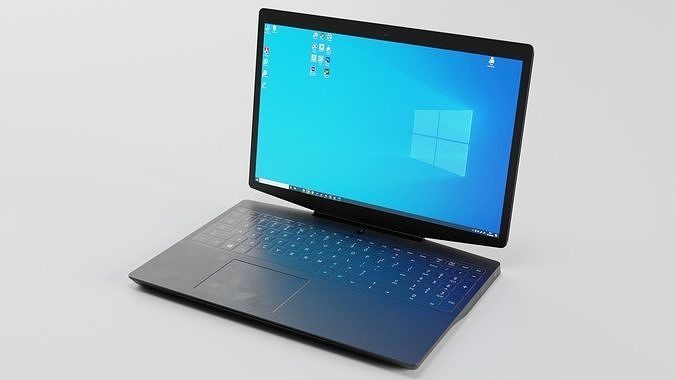 Notebook Low-poly 3D model