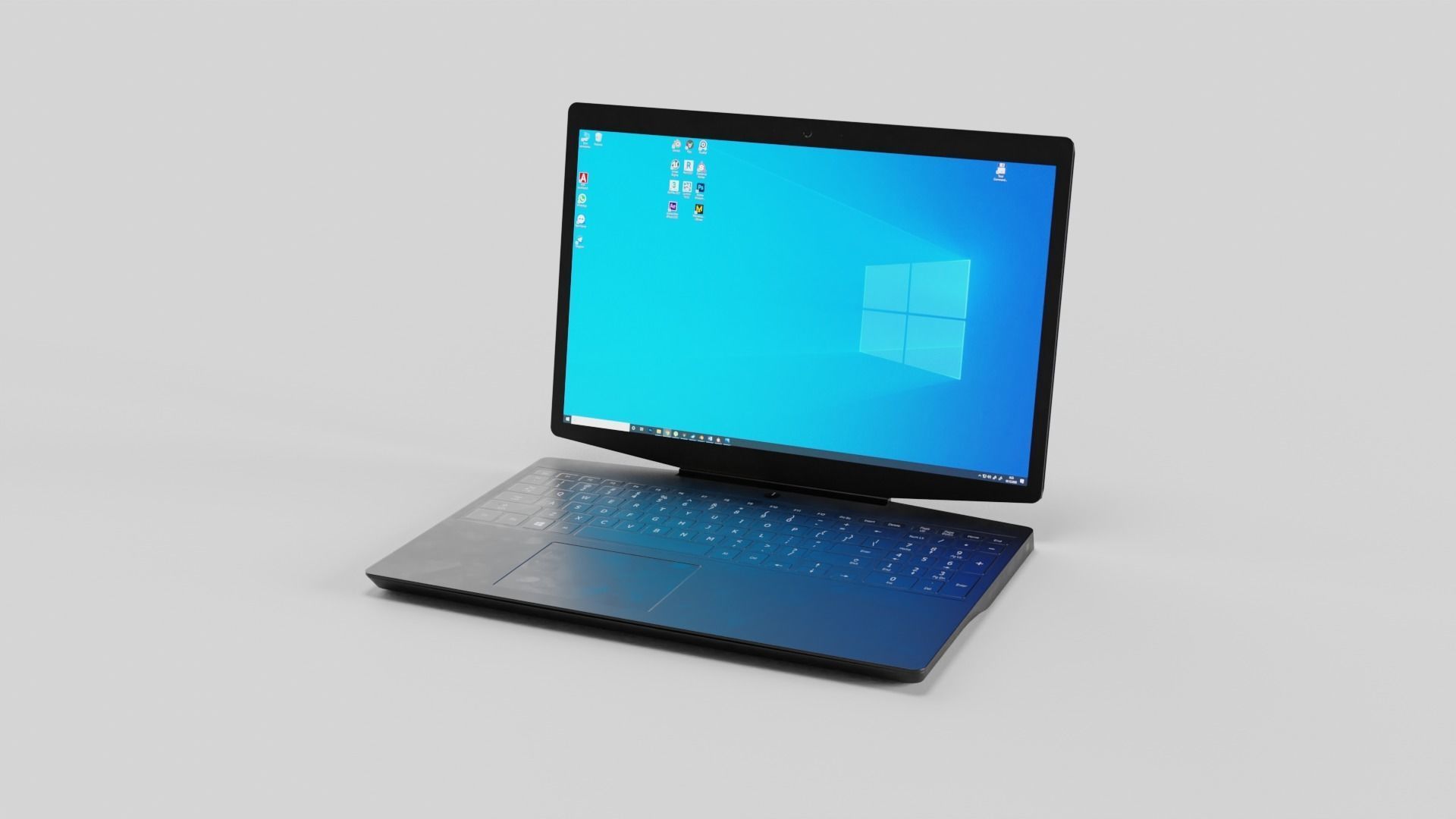 Notebook Low-poly 3D model_34