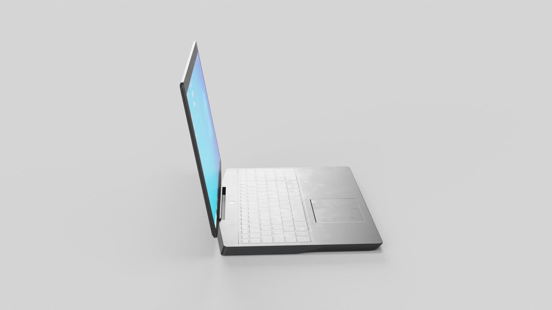 Notebook Low-poly 3D model_10