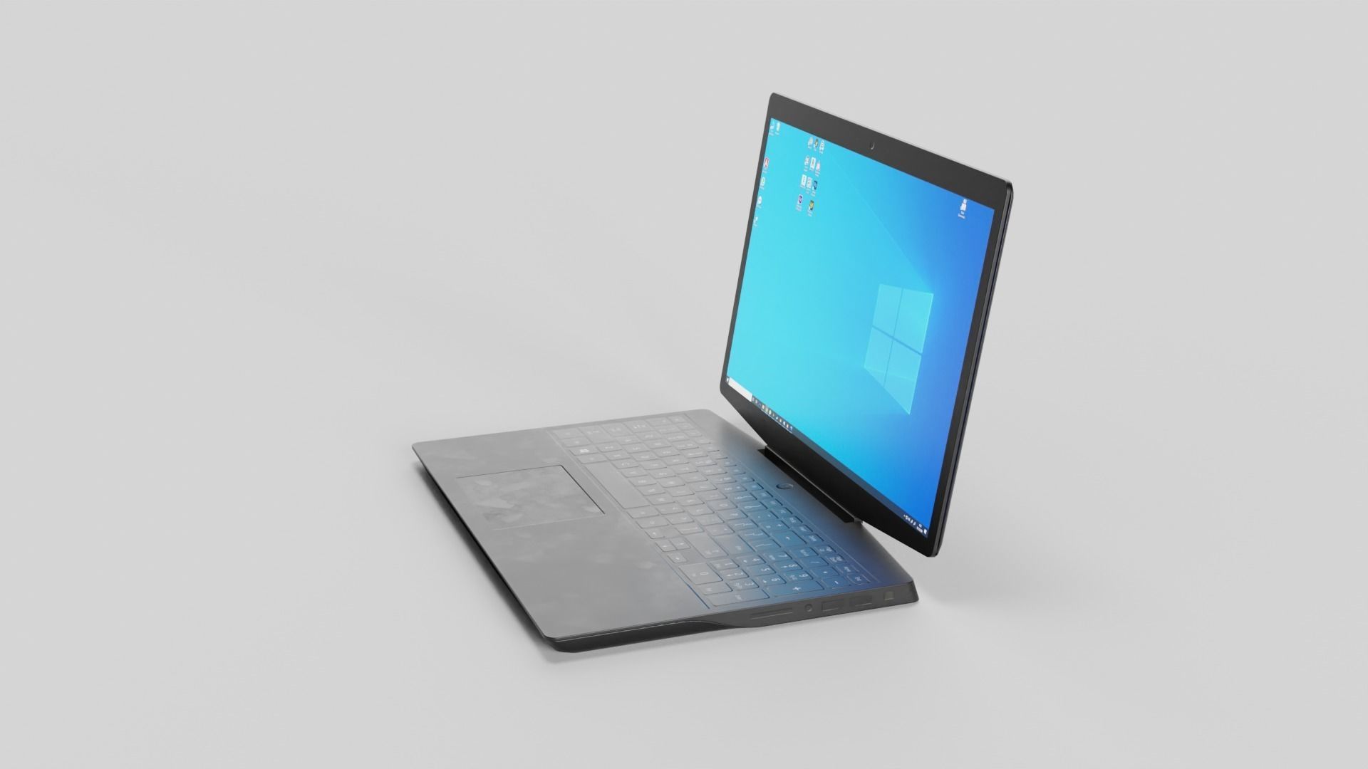 Notebook Low-poly 3D model_38