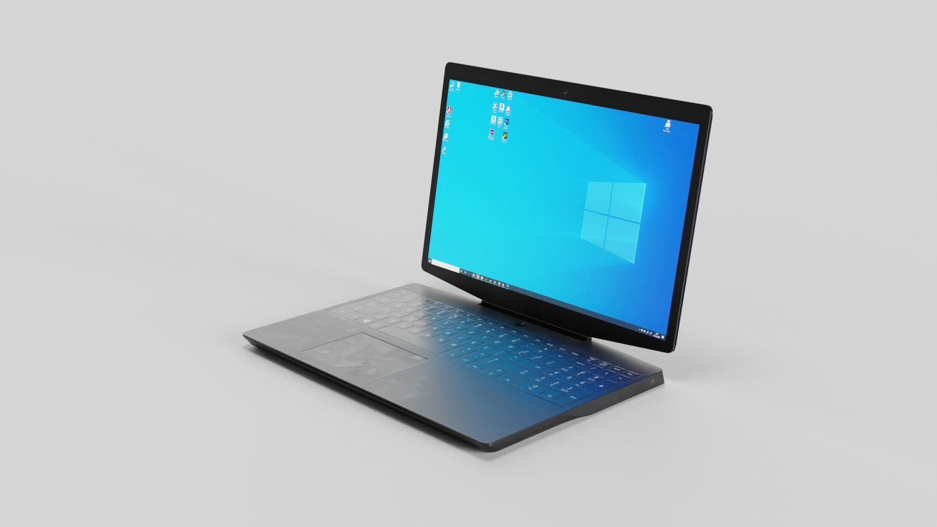 Notebook Low-poly 3D model_32