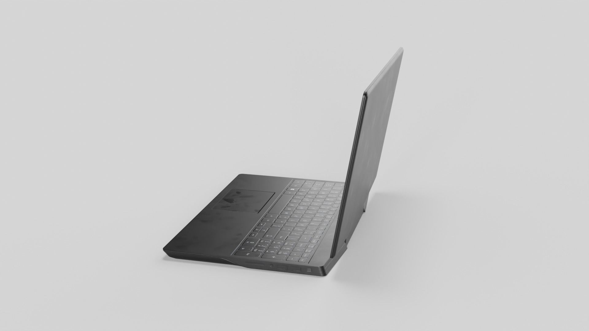 Notebook Low-poly 3D model_25