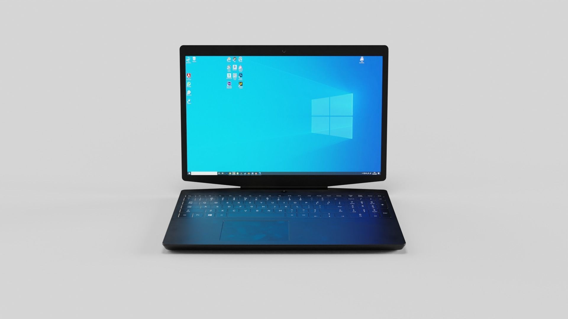 Notebook Low-poly 3D model_35