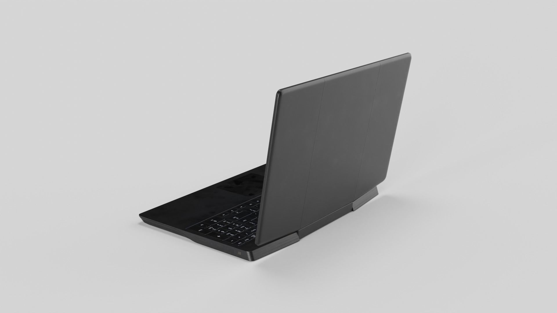 Notebook Low-poly 3D model_24