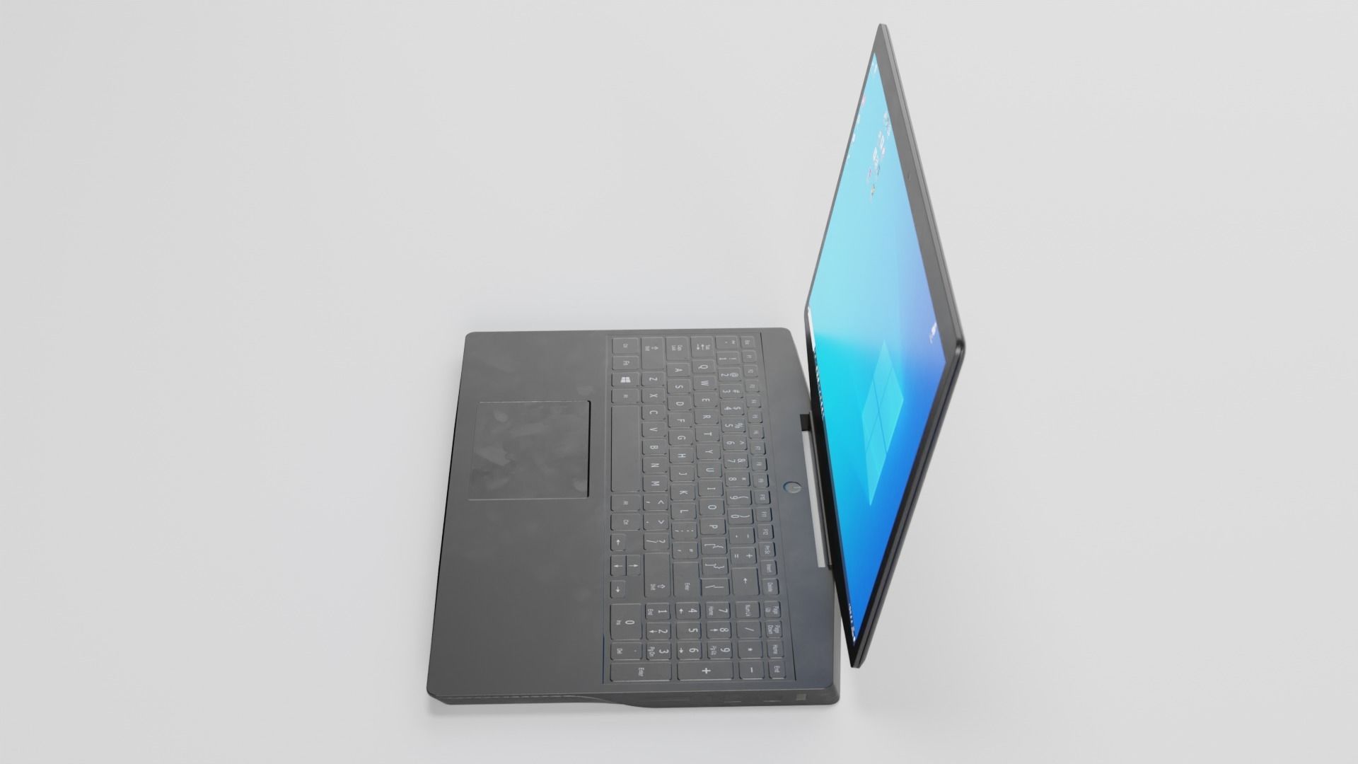 Notebook Low-poly 3D model_5