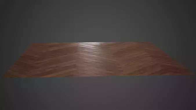 Wooden Floor 2x2 Low Poly Game Ready