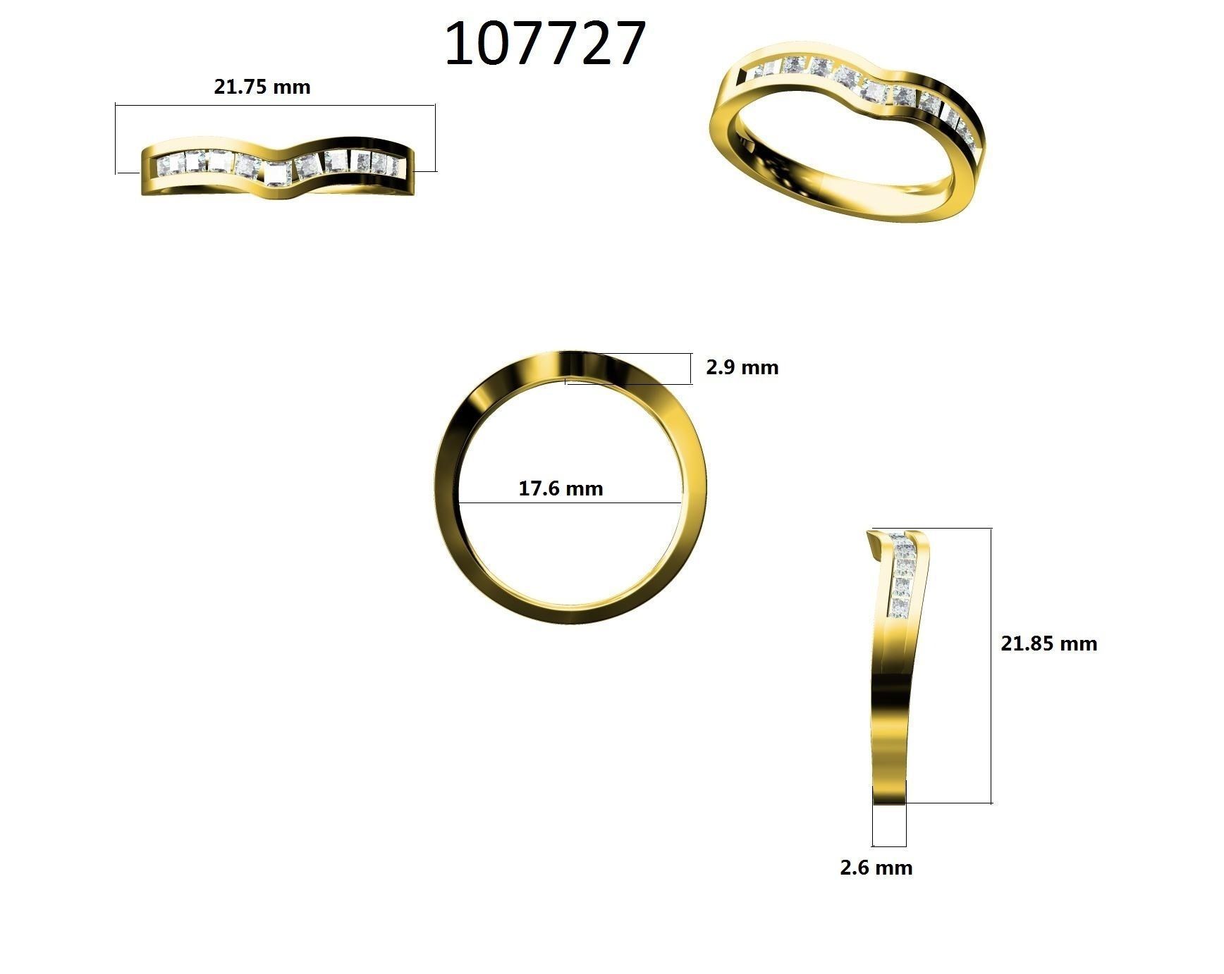 Ring - 107727 3D print model_12