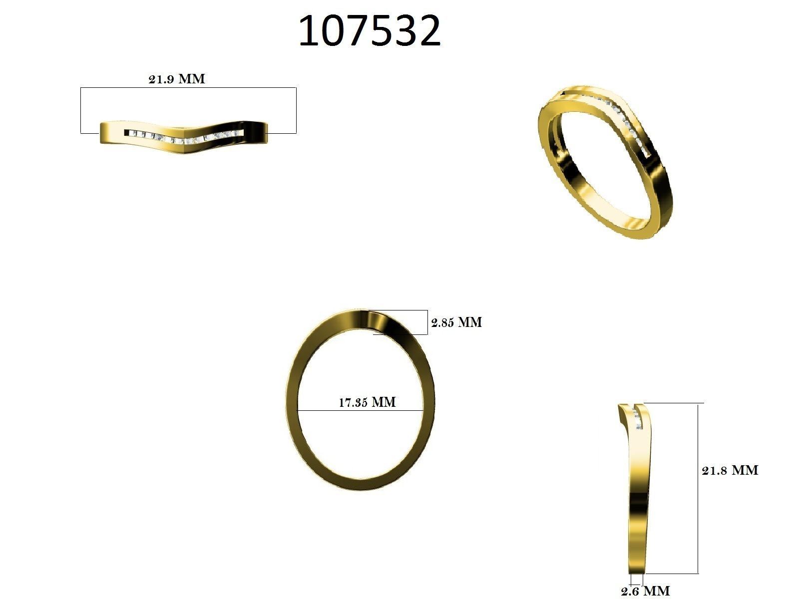 Ring - 107532 3D print model_12