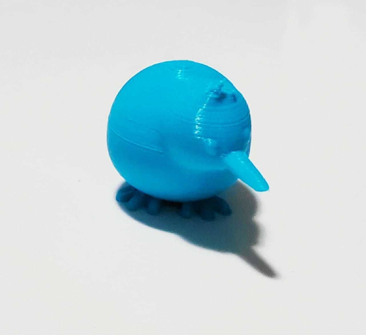 Cute kiwi 3D print model_5