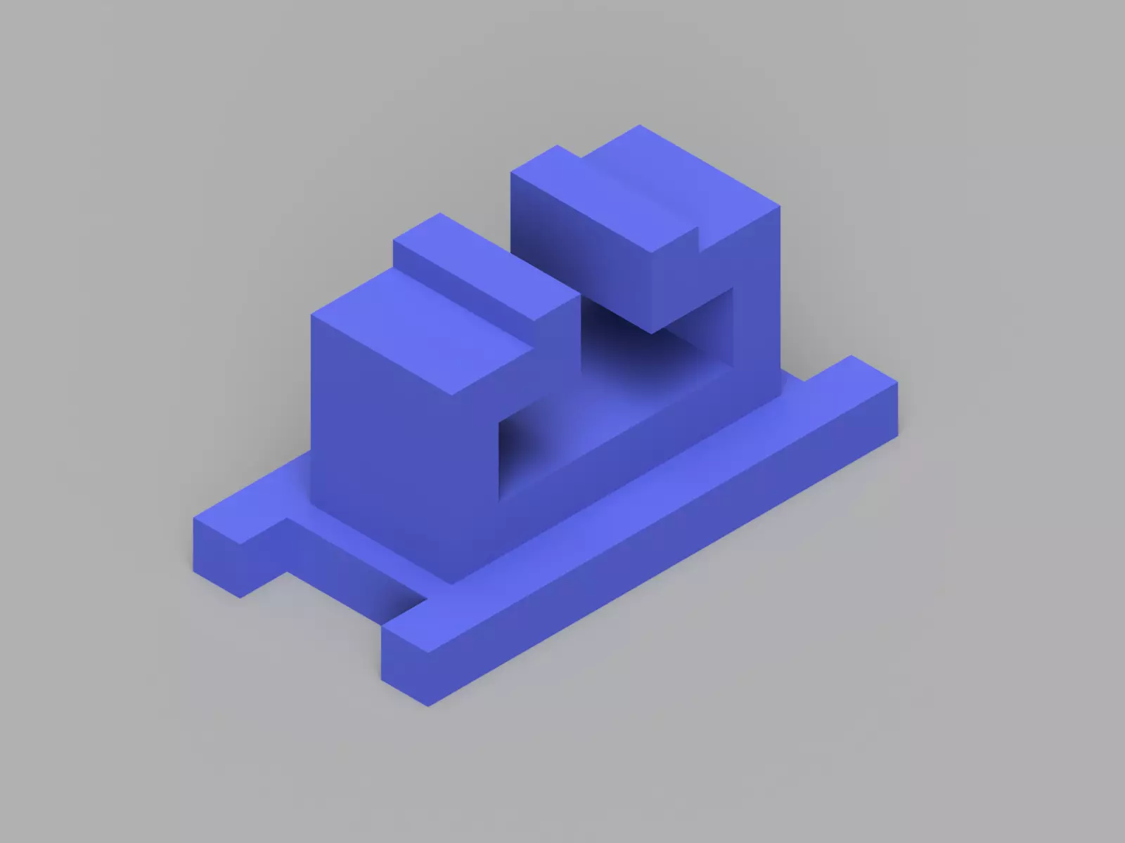Geometric figure 08 - Tutorial model  3D print model_0