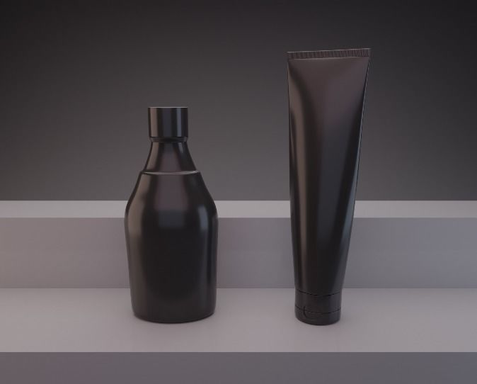 Cosmetic Containers 3D Model 3D model_16