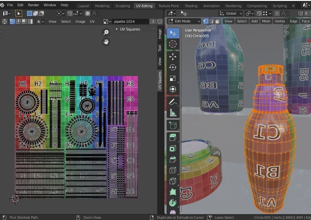Cosmetic Containers 3D Model 3D model_21