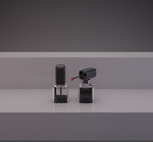 Cosmetic Containers 3D Model 3D model_10