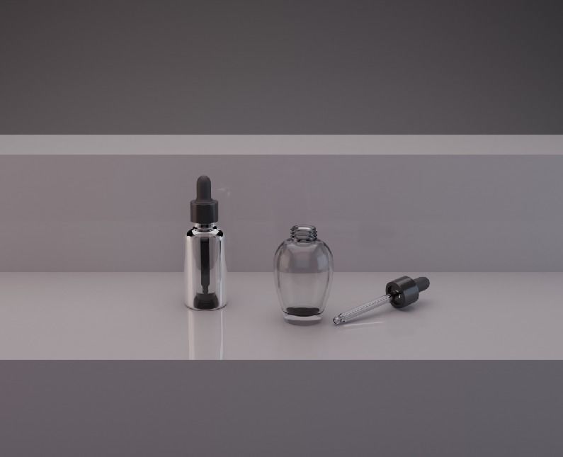 Cosmetic Containers 3D Model 3D model_11