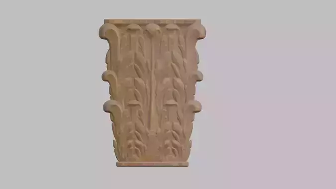 Pillar Decor For Wood Carving